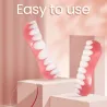 Silicone cosmetic denture - upper / lower bracesTeeth Whitening
