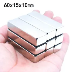N35 - Neodym-Magnet - starker Block - 60 * 15 * 10 mm - 5 Stück