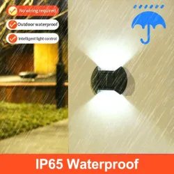 Solar Gartenleuchte - LED Wandleuchte - Wasserdicht