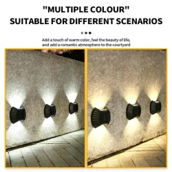 Solar garden light - LED wall lamp - waterproofSolar lighting