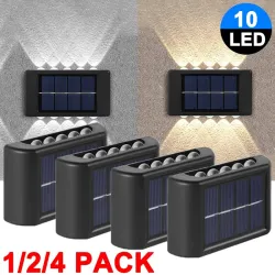 LED Solarleuchte - Außenwandleuchte - Wasserdicht - Up/Down Light