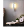 Moderne LED-Wandleuchte - mit Schalter - rund - quadratisch - 6W