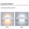 Moderne LED-Wandleuchte - quadratisch / rund - 4W