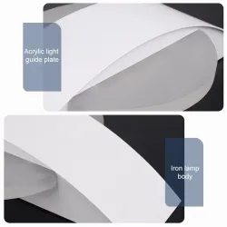 Moderne LED-Wandleuchte - quadratisch / rund - 4W