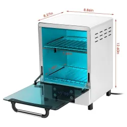 Sterilizer with ozone constant-temperature - UV function - 99% bacterial disinfection - 12LHumidifiers