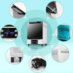 Sterilizer with ozone constant-temperature - UV function - 99% bacterial disinfection - 12LHumidifiers