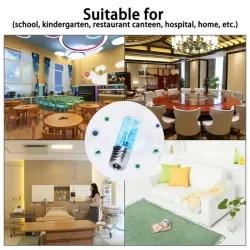 Sterilizing UV bulb - disinfection light - with ozone - E17Bulbs