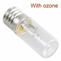 Sterilisierende UV-Lampe - Desinfektionslicht - mit Ozon - E17