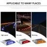 Solar-LED-Reflektor - Straßenlicht-Warnleuchte - Aluminium