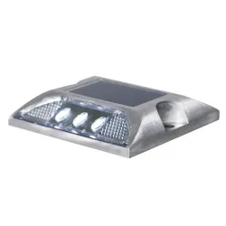 Solar-LED-Reflektor - Straßenlicht-Warnleuchte - Aluminium