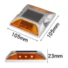 Solar-LED-Reflektor - Straßenlicht-Warnleuchte - Aluminium