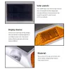 Solar LED reflector - road light- warning lamp - aluminumStreet lighting