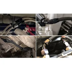 Universelles Schlauchendstück - Öl-/Kraftstoffdrehgelenk - Adapter