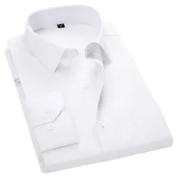 Klassisches Langarmhemd - einfarbig - Slim Fit