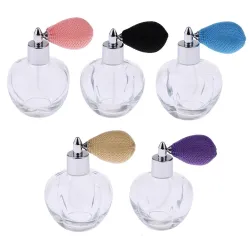 Parfümflasche aus transparentem Kristall - mit Zerstäuber - 100 ml