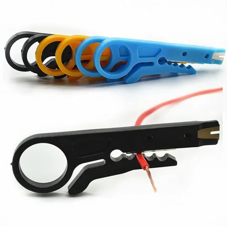 Mini-Abisolierzange - Messer - Crimper