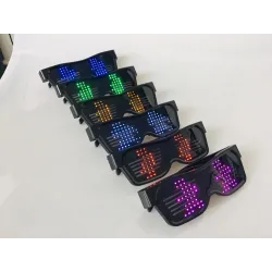 LED party glasses - App / manual control - USB - BluetoothParty
