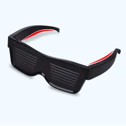 LED party glasses - App / manual control - USB - BluetoothParty