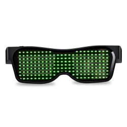 LED-Partybrille - App / manuelle Steuerung - USB - Bluetooth