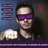 LED party glasses - App / manual control - USB - BluetoothParty