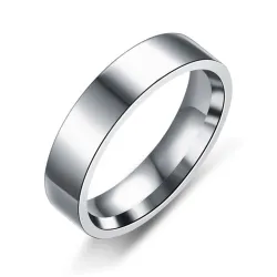 Klassischer Ring - Edelstahl - Unisex