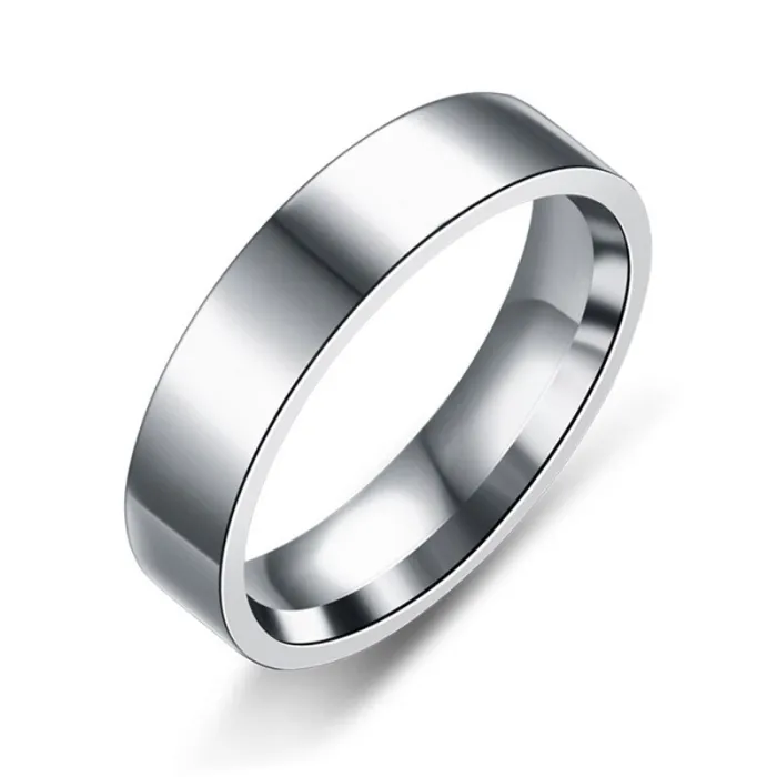 Klassischer Ring - Edelstahl - Unisex