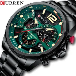 CURREN - Sport-Quarzuhr - Edelstahl - wasserdicht