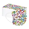 Protective face / mouth mask - 3-layer - disposable - cartoon print - for kids - 10 piecesMouth masks