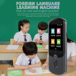 Intelligenter Übersetzer - sofortiges Scannen von Sprache / Foto - Touchscreen - WiFi - mehrsprachig - grau