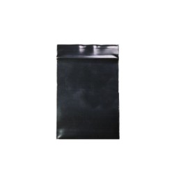 Wiederverschließbare Plastiktüten - Beutel - Heißsiegelung - Schwarz - 8 * 12 cm - 100 Stück