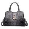 Elegant shoulder bag - crocodile skin patternHandbags