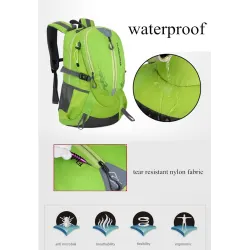 Wasserdichter Sportrucksack - großes Fassungsvermögen - 30L