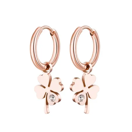 Four leaf clover / crystal - earringsEarrings