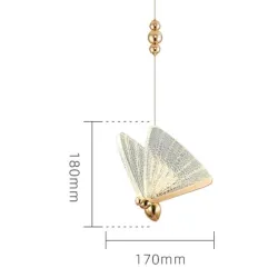 Modern ceiling lamp - colorful butterflyCeiling lights