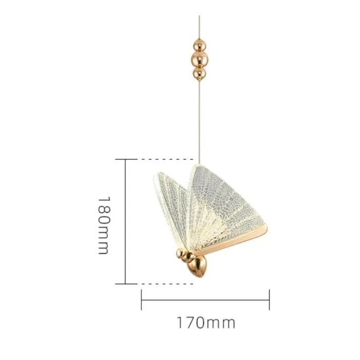 Modern ceiling lamp - colorful butterflyCeiling lights