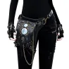 Schulter-/Bein-/Gürteltasche - Steampunk - Gothic - Retro-Stil - Leder