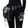 Schulter-/Bein-/Gürteltasche - Steampunk - Gothic - Retro-Stil - Leder