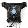 Schulter-/Bein-/Gürteltasche - Steampunk - Gothic - Retro-Stil - Leder