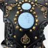 Schulter-/Bein-/Gürteltasche - Steampunk - Gothic - Retro-Stil - Leder