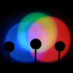 Regenbogen-Sonnenuntergangslampe - bunter Lichtprojektor - LED - Bluetooth - WiFi