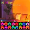 Regenbogen-Sonnenuntergangslampe - bunter Lichtprojektor - LED - Bluetooth - WiFi