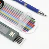 Mechanischer dreieckiger Bleistift - Spitzer - 12 Farbminen / Stylus