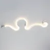 Moderne Wandleuchte - LED - RGB-Fernbedienung - S - W - Linienform