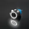 Druckschalter aus Metall - wasserdicht - selbstrückstellend - LED - 12 mm / 16 mm / 19 mm / 22 mm - 6 V / 24 V / 220 V