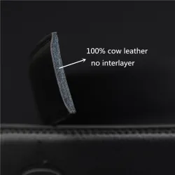 Elegant men's belt - automatic metal buckle - genuine leatherBelts