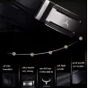 Elegant men's belt - automatic metal buckle - genuine leatherBelts