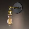 Retro-Wandleuchte aus Eisen