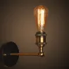 Retro-Wandleuchte aus Eisen