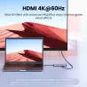 USB-C zu HDMI - RJ45 - USB 3.0 - PD - HUB - Multifunktionsadapter