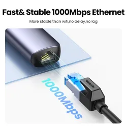 USB-C zu HDMI - RJ45 - USB 3.0 - PD - HUB - Multifunktionsadapter